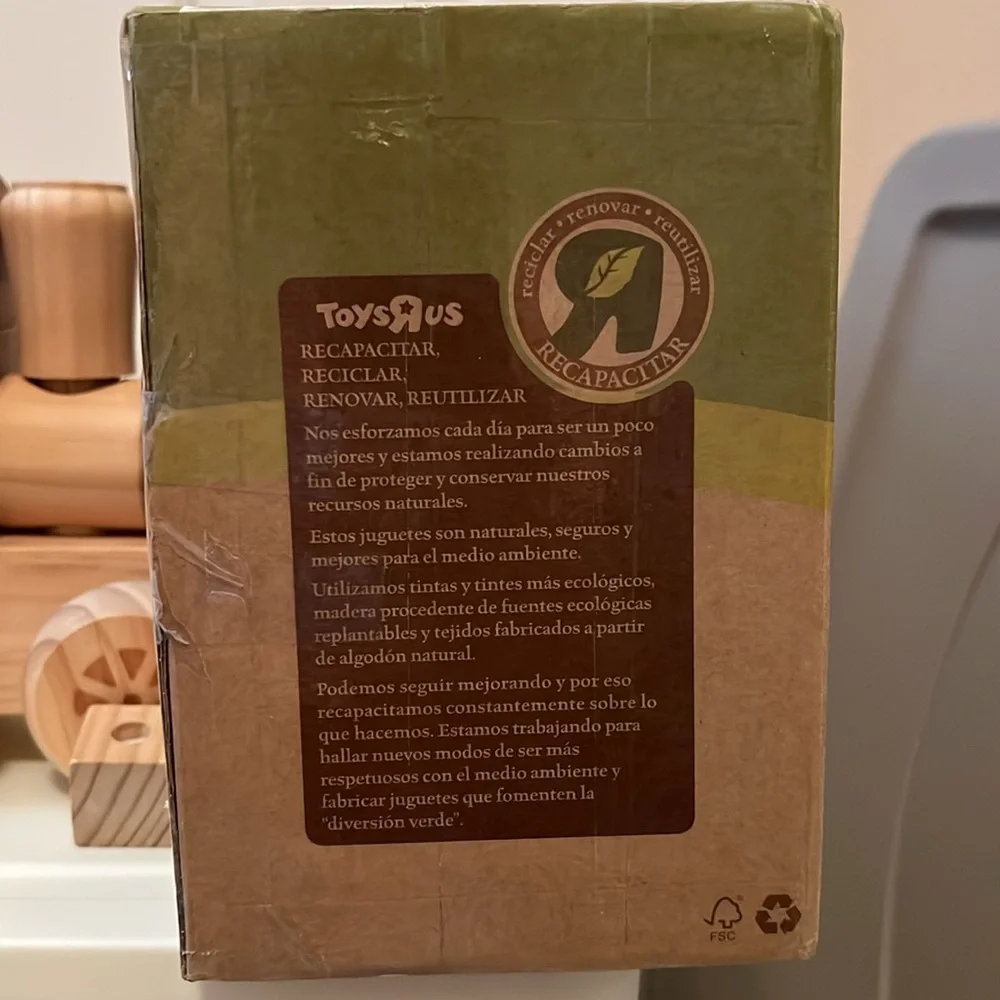Toys r Us Natural Wood Train Set